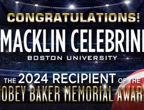 Macklin Celebrini Wins 2024 Hobey Baker Award